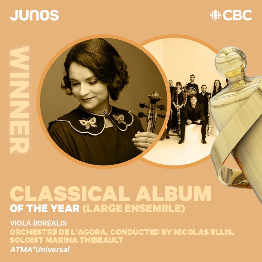 L'album Viola Borealis gagne le Prix JUNO pour l'album de l'année 2022